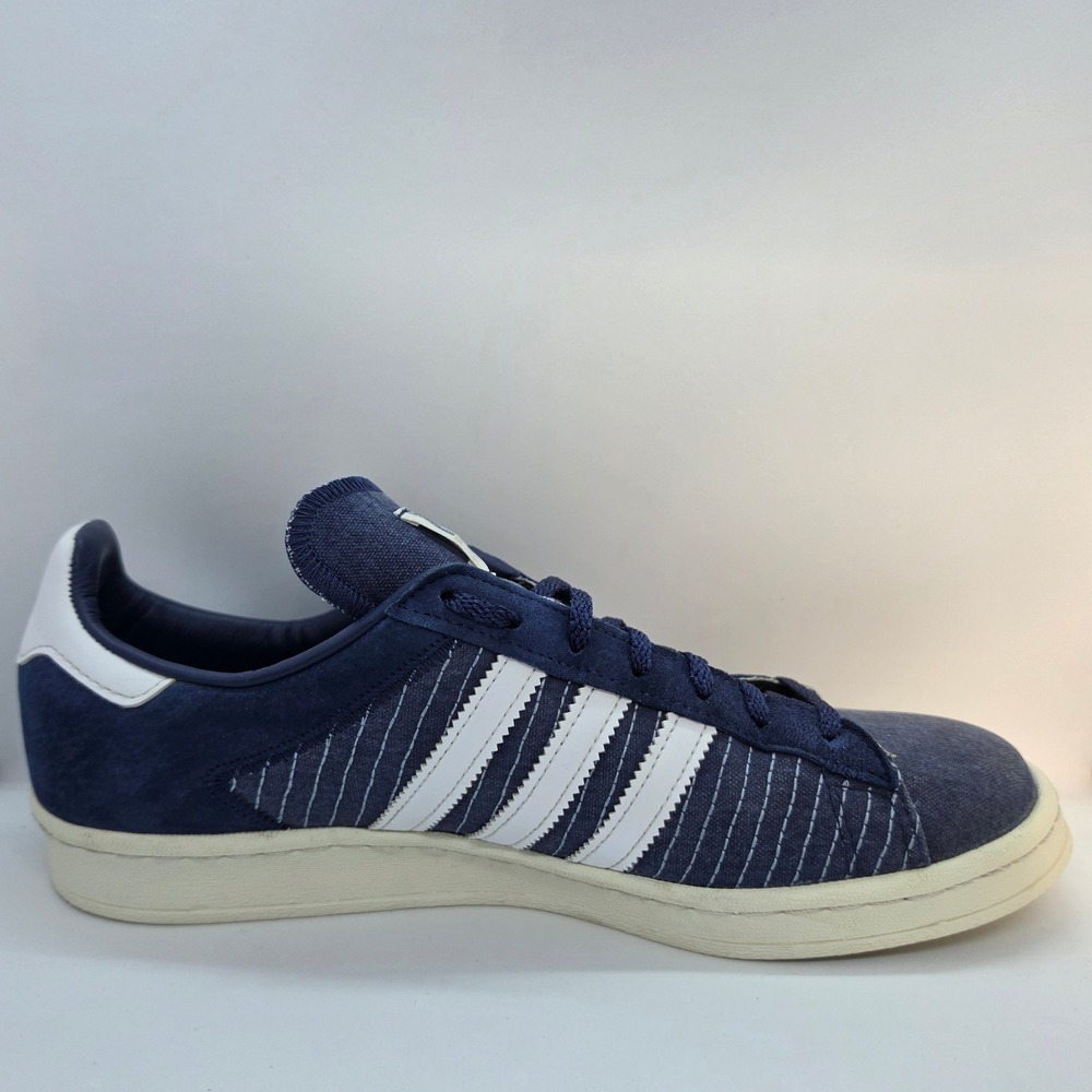 Adidas Campus 00s Sashiko Shadow Navy White Denim Sneakers GY4588 Mens 10.5 - Picture 10 of 11